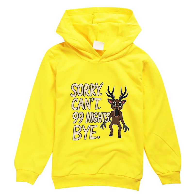 جديد 99 ليالًا في الغابة الأولاد هوديي الكرتون بلايز موضة الترفيه البلوز الأطفال البلوز ربيع الخريف الملابس هدية #5