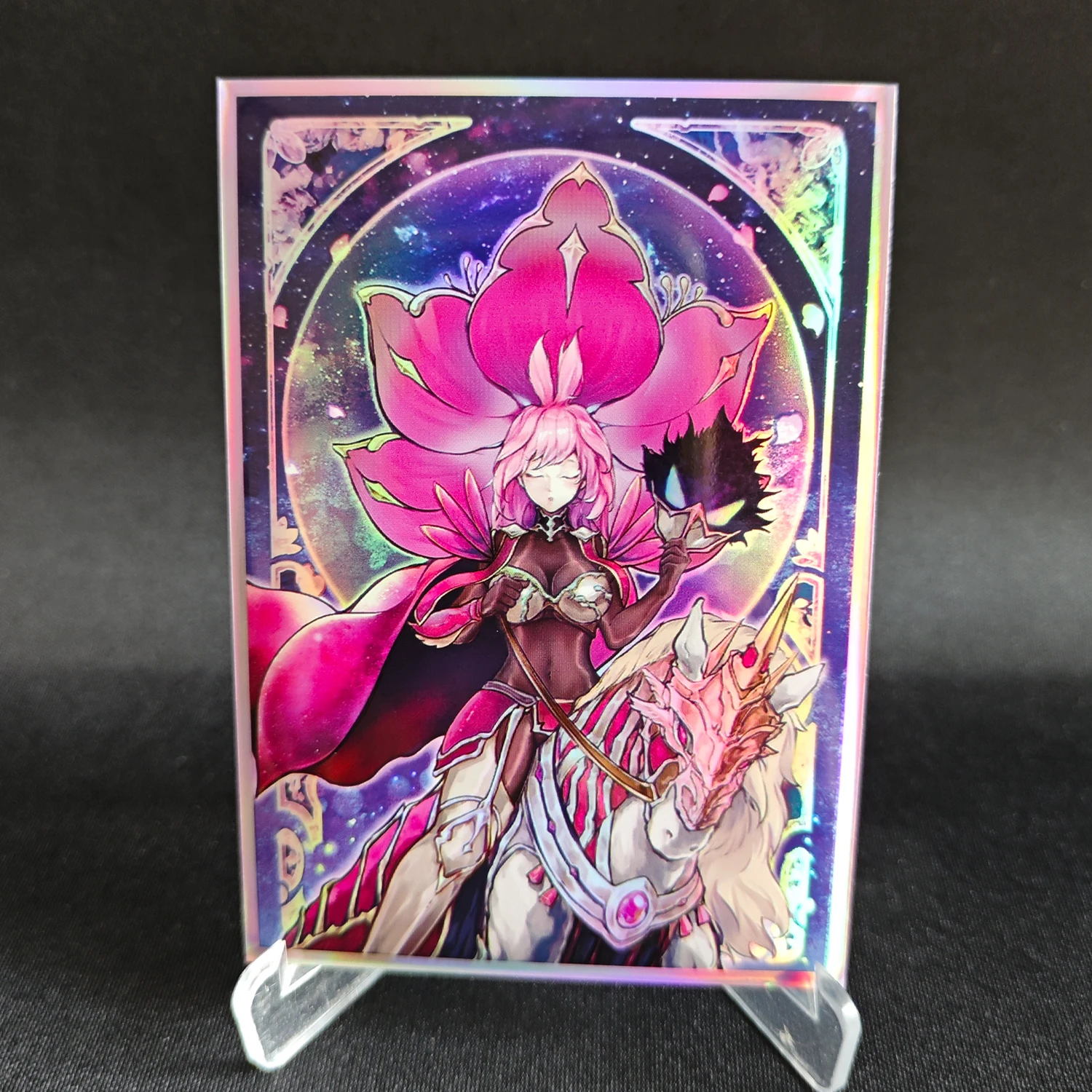 63X90Mm 50Pcs/set Diy Self Made Yu-Gi-Oh! Maliss Maliss Card Sleeves Color Flash Tearlaments Card Protective Cover Gift Toy view 2