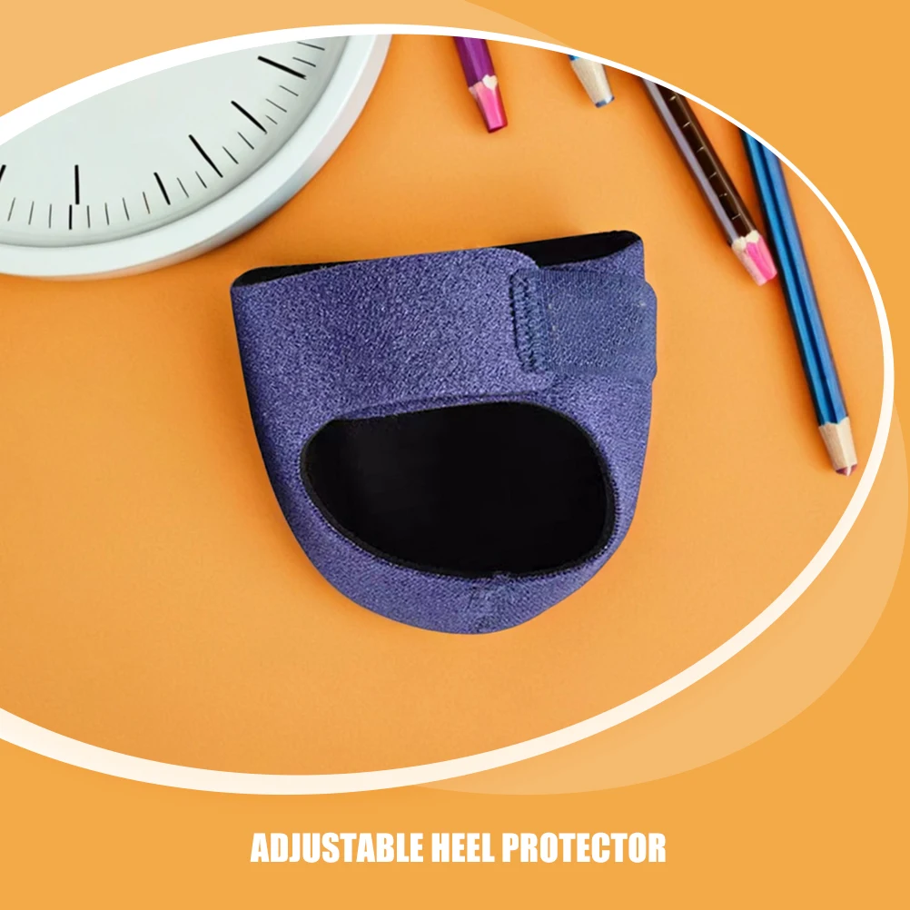 2Pairs Heel Protectors Soft Gel Cushioned Adjustable Non-Slip Breathable Heel Sleeves for Work Travel Daily Use Comfort Foot