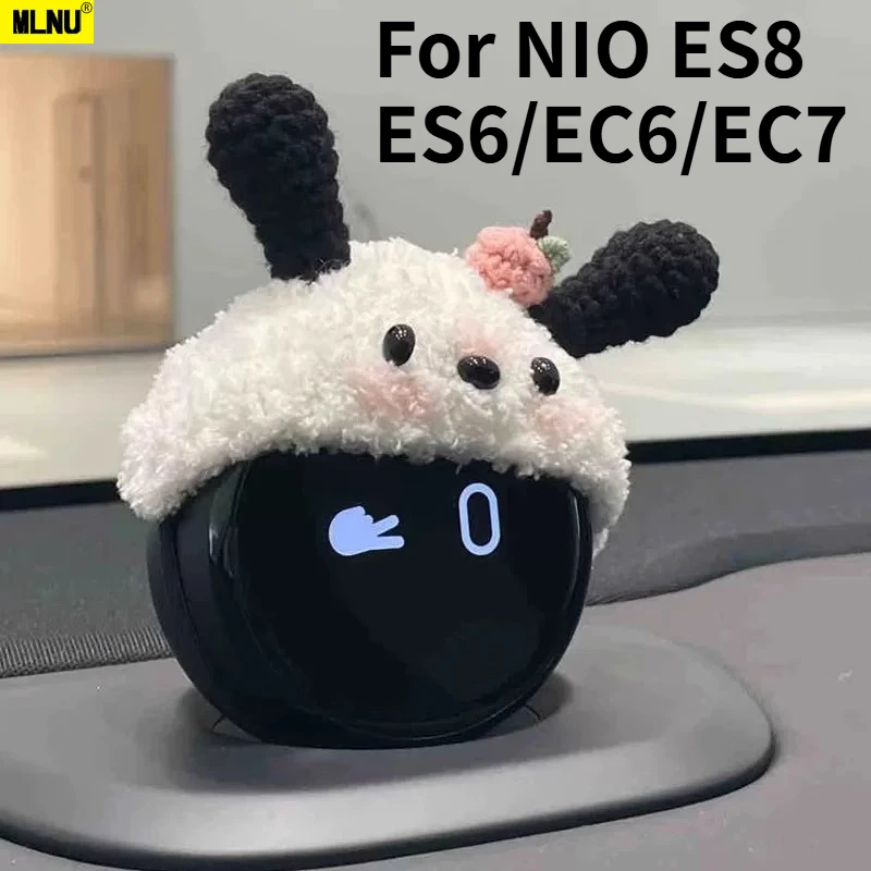 

Accessories For NIO ES8/ES6/EC6/EC7 2025/2024 - Nomi Hat Decoration,Soft Plush Material,Cute Interior Upgrade 2022-2023