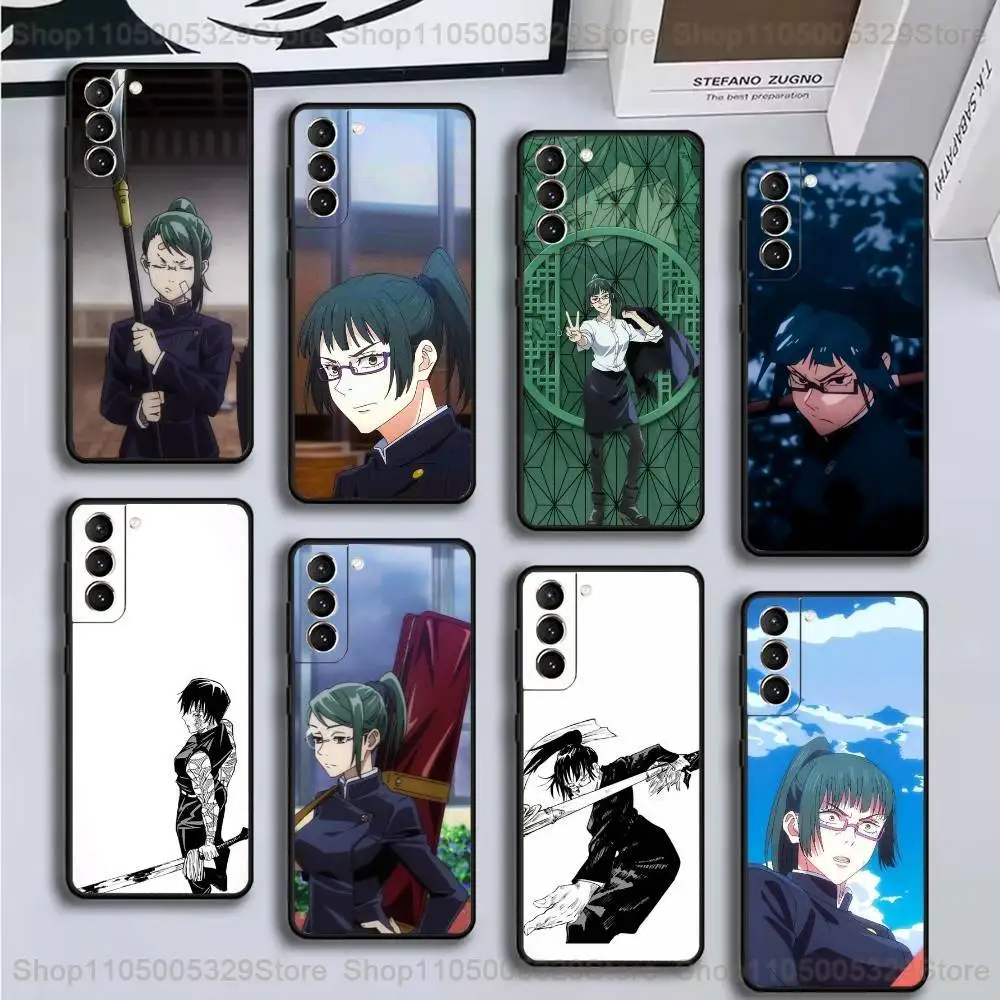

Maki Zenin Jujutsu Kaisen Phone Case For Samsung GalaxyA13,21s,22,31,32,52,53,71,72,73,Soft Black Cover