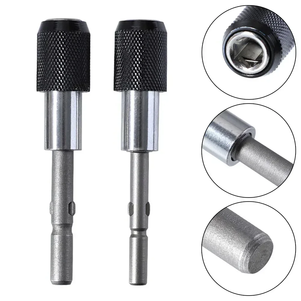 Hand Tools Extend Rod to 1/4 Hex Shank Tools 6mm 801 802 Extend Rod Holder Magnetic Screwdriver Bit Quick Release  Shank tool