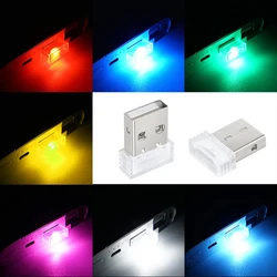 Car Mini Usb Light Flexible Neon Ambient Led Light Car Atmosphere Auto Decorative Lamp Car Interior Ambient Light Accessories