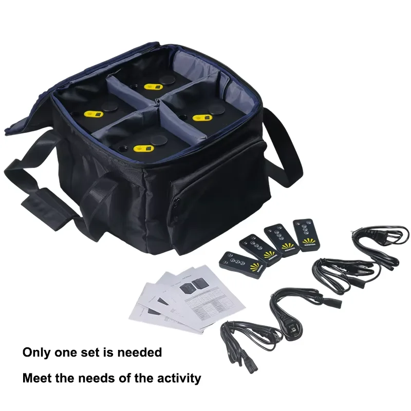 4PACK 350W Mini Cold Spark Machine With Portable Bags Remote Control Electronic DJ Stage Equipment For Wedding Party Events view 5