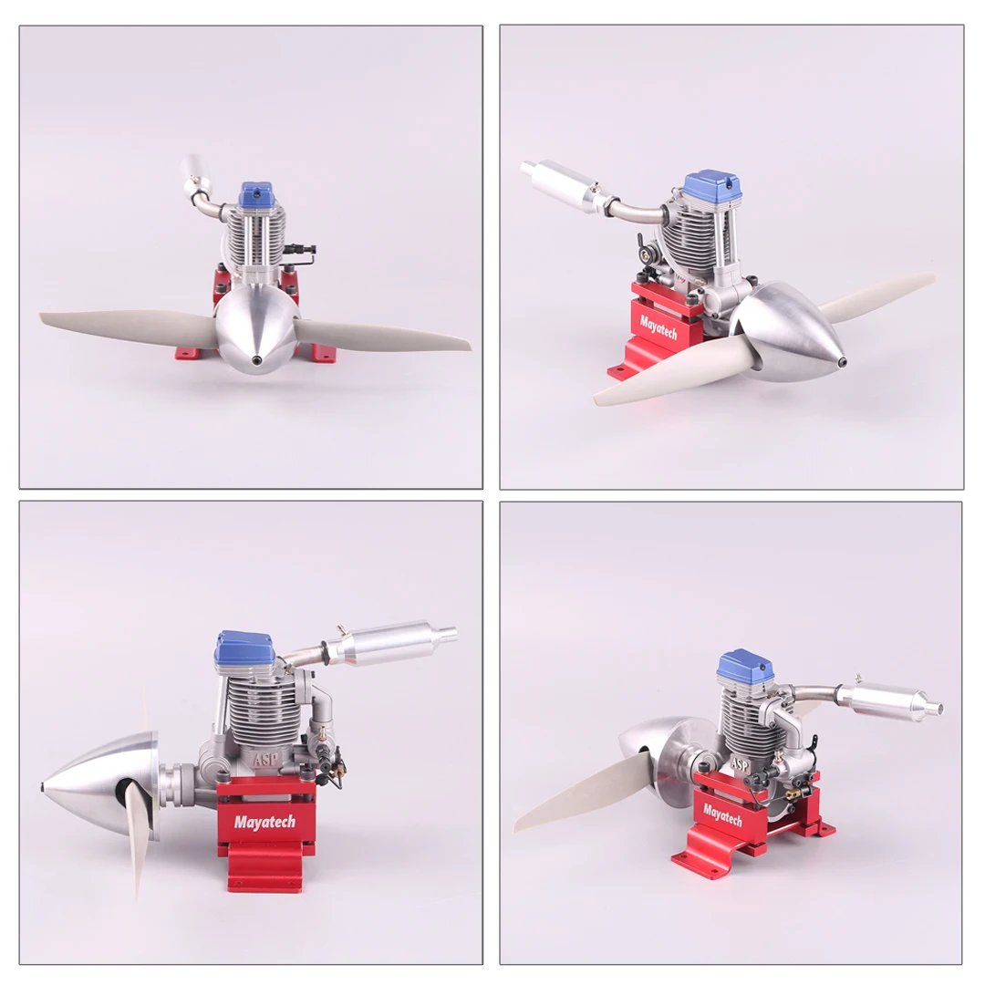 FS70AR محرك الميثانول رباعي الأشواط 11.5cc النزوح، للاستخدام في طائرات نموذجية ذات جناح ثابت للطائرات التي يتم التحكم فيها عن بعد