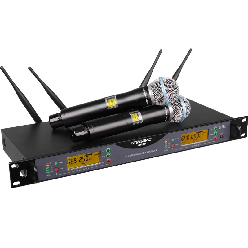 

Professional UHF Wireless Microphone KTV Microphone Outdoor Stage Performance Wedding Meeting