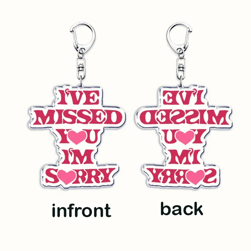 Hot Gracie Abrams Keychains for Accessories Jewelry Good Riddance The Secret of Us This Is What It Feels Like Keyrings Fans Gift view 5