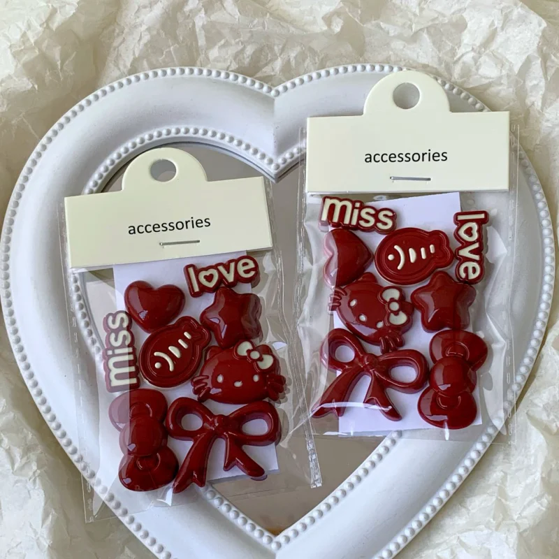 Sanrio аниме мультфильм Hello Kitty Star Bow милая 3D наклейка чашка ноутбук мобильный телефон автомобильная обувь сумки водонепроницаемый материал «сделай сам»