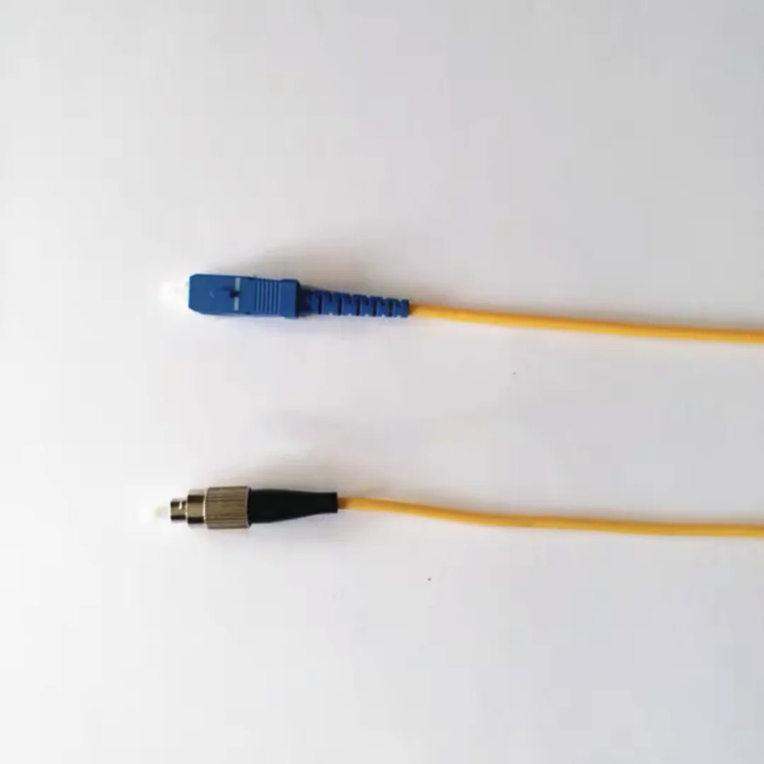 SC-FC UPC Singlemode fiber jumper 1-100m  optical patchcord Simplex 3m 5m 10m 15m 20m 30m 50m 100m cable FTTH P-fiber optic SM