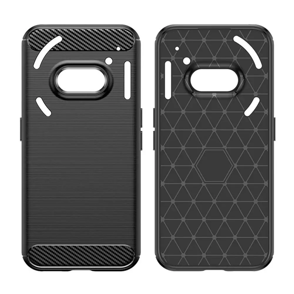Cellphone Case For Nothing Phone 2A High Quality Brushed Material Durability Reliability Simple Brushed Carbon Fiber