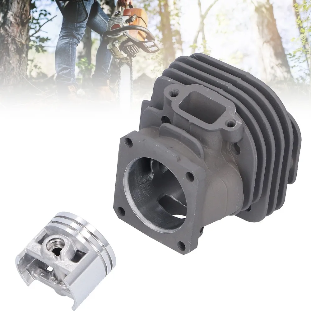 Grey Cylinder Piston Kit Metal Compact Top End Rebuild Kit Easy to Install Large Bore for Stihl ms240 024 024av
