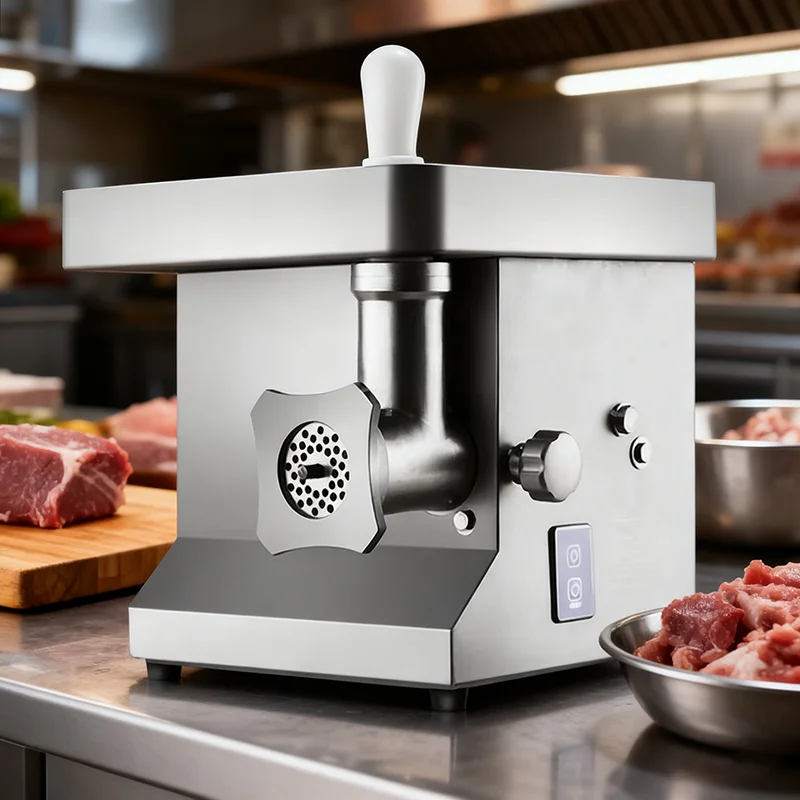 850W elektrische commerciële vleesmolen roestvrij staal multifunctioneel voor hotelbakkerij vleesverwerking pasta maken snel efficiënt