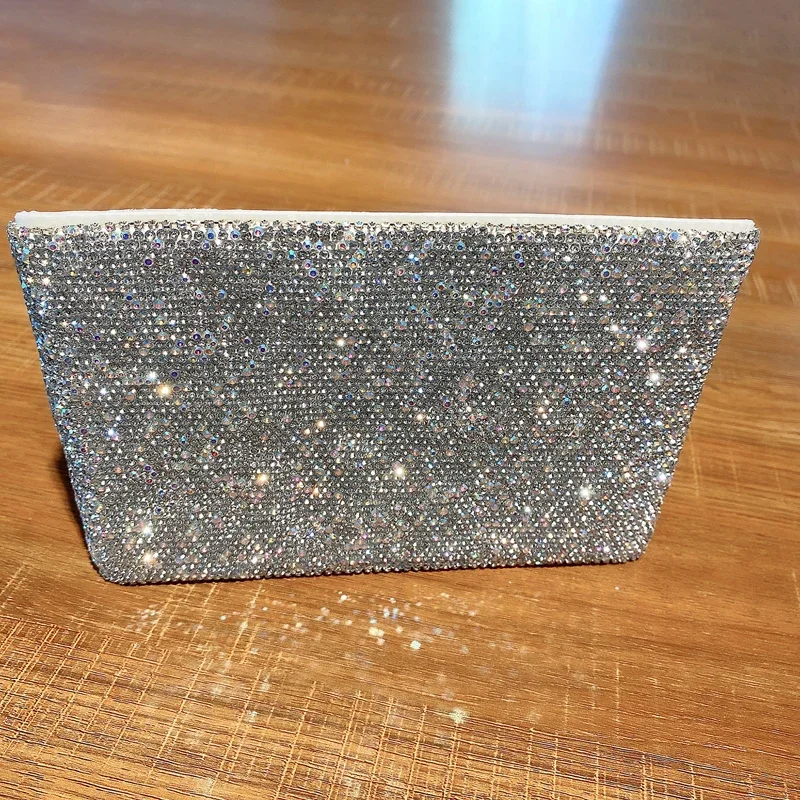 Sparkling Rhinestones Remote Control Organizer TV Remote Holder Table Desktop Storage Box Desk Stationery Sundries Organizer