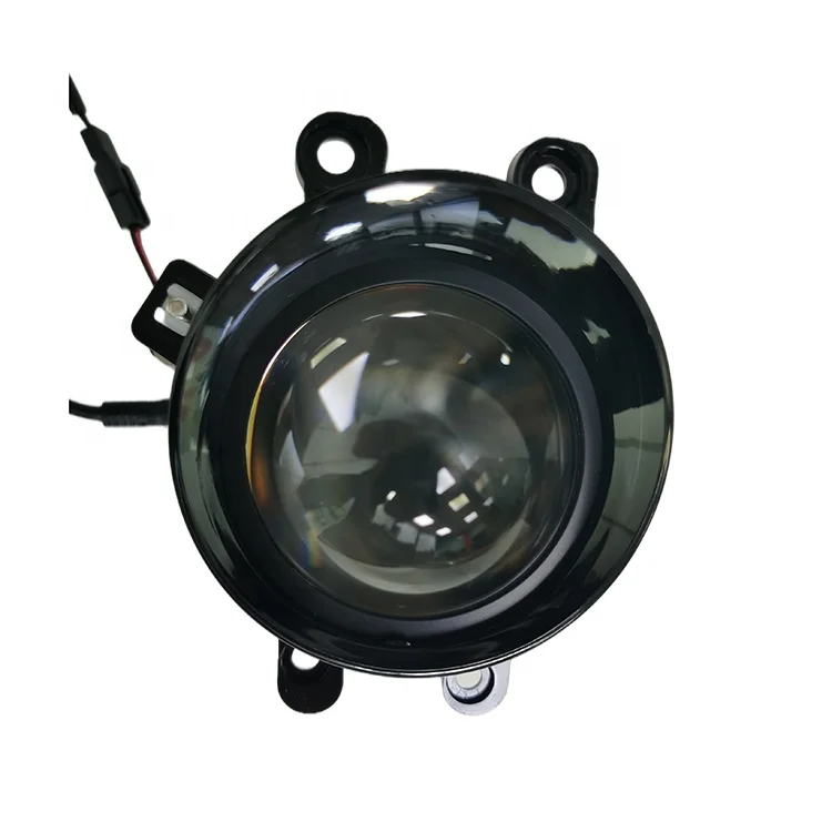 Wholesale 3.0 Inch Black Circle Led Bifocal Projector Lens Car Fog Light For Toyota