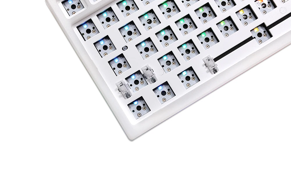 Imagem -03 - Feker Ik75 Pro Modo Kit Teclado Mecânico Junta 75 sem Fio Swappable Hot Interruptor de Efeitos de Iluminação Rgb Led tipo c 2.4g bt