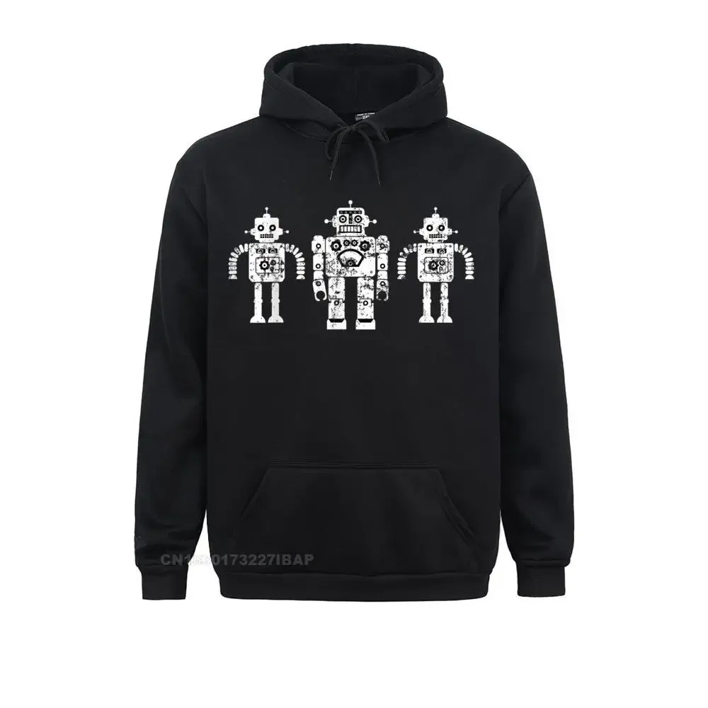 

Retro Toy Robots Vintage Antique Sci-Fi Hoodie Youth Hoodies Normcore Sweatshirts England Sportswears Prevalent