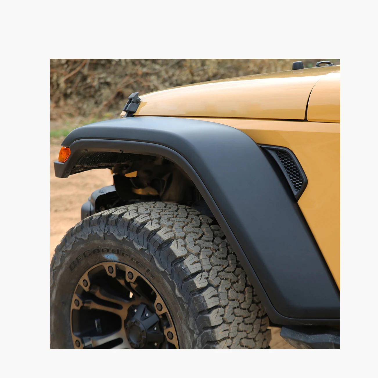 

Maiker Front Fender Flares For Jeep Wrangler JK Upgrade JL Trim 07+ 4x4 Accessories ABS Material Mudguard
