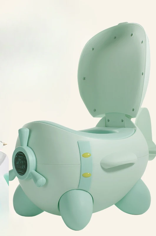 مرحاض بمساعدة بلاستيكية جديدة، سلة مهملات خارجية للطائرة #2