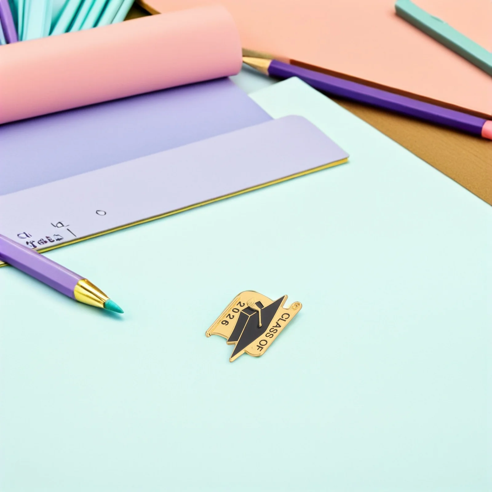 بروش موسم التخرج دبوس كلاسيكي تصميم أنيق شارة أنيقة هدية مثالية لملحقات الاحتفال بالخريجين #3