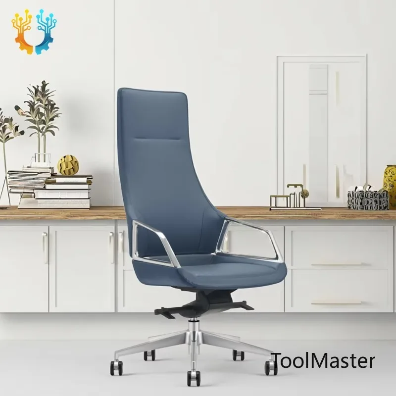 

[2026]Self-Balancing Modern Leather Executive Office Chair With Automatic Tilt Adjustable Height Steel Base Professional Ergonom