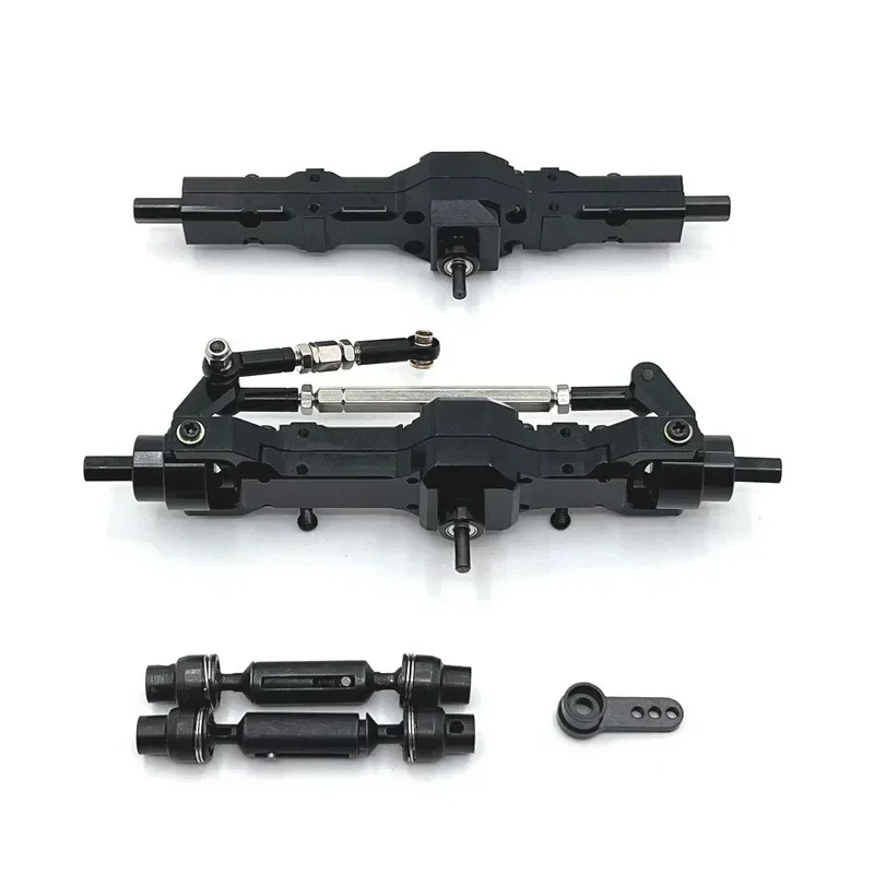 

WPL 1/10 C74 1/16 C14 C24 C34 C54 B14 B24 Metal Front Rear Axle and Drive Shaft Servo Arm Set RC Car Upgrade Parts Accessories