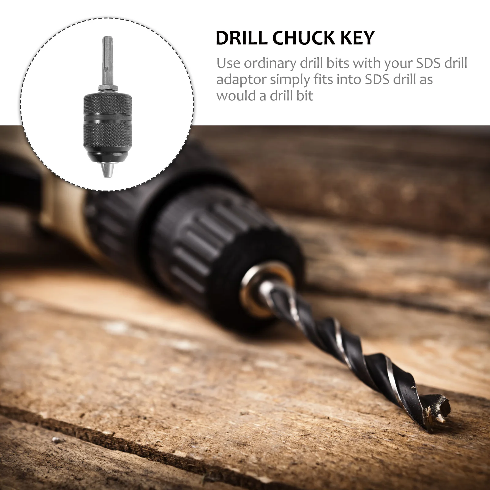 

Адаптер бесключевого сверлильного патрона, черный алюминиевый сплав, мини-трехкулачковый фиксатор, зубья с храповым механизмом, преобразователь ударной отвертки, биты 2-13 мм