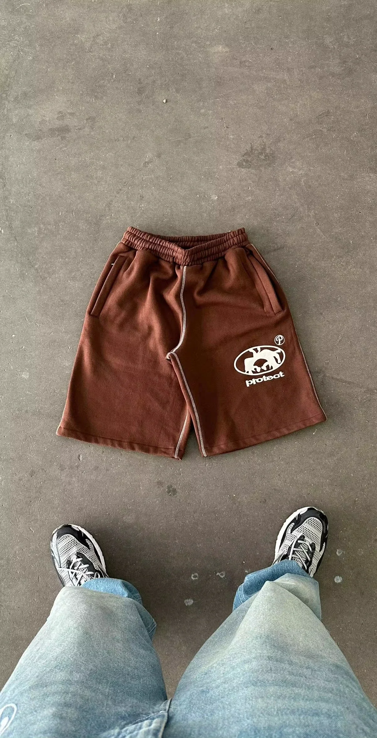 Men Casual Shorts Japanese Korean Sweatpants Breathable and Comfortable Y2k Suitable for Spring and Summer Vintage Street Fit