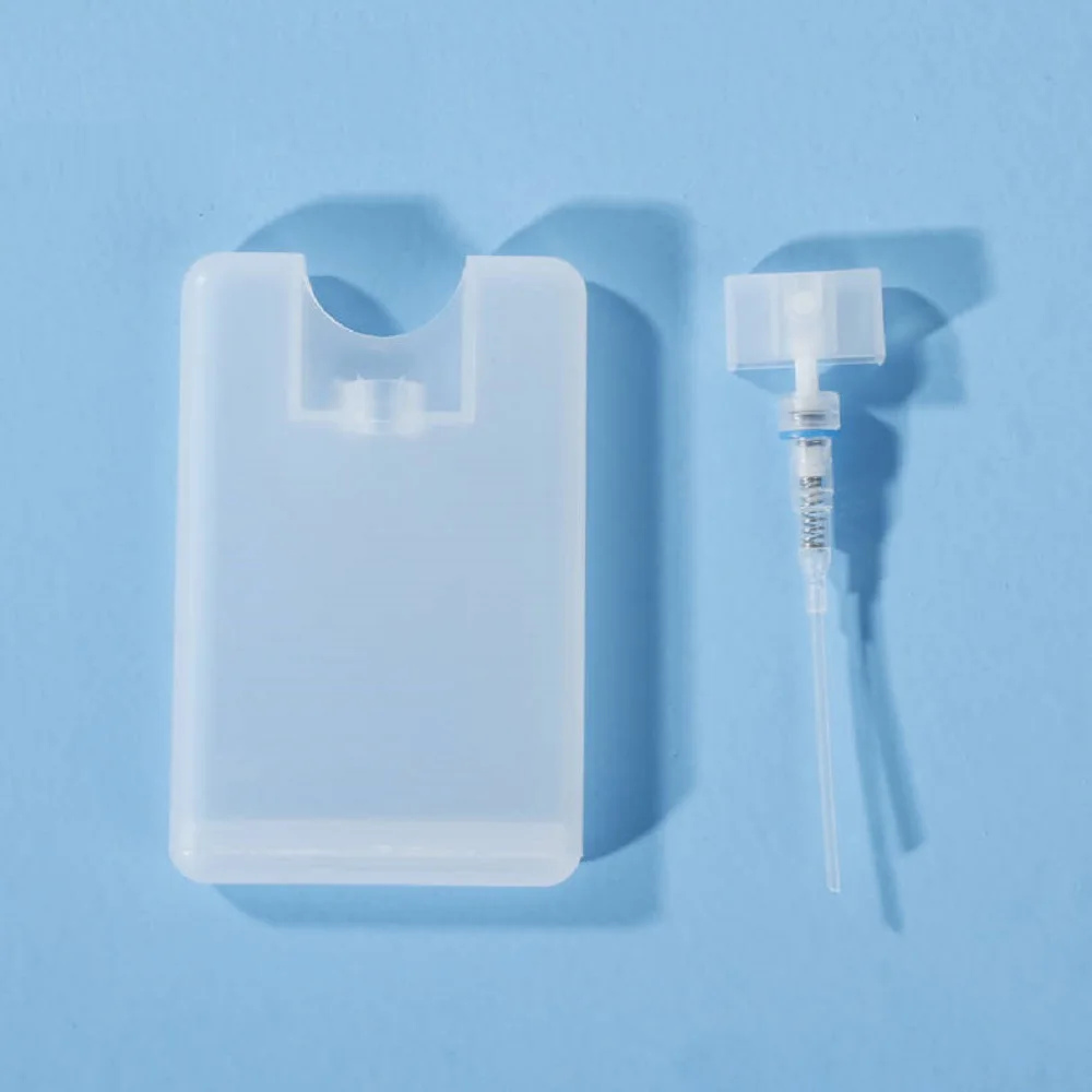 20ml klare Kartonsprühflasche mit Verschluss, weiß-schwarze Parfümfläschchen, Probe-Kosmetikverpackungsbehälter – Detail 4
