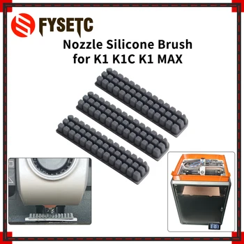 Per Creality K1 K1C K1MAX Ugello Spazzola in silicone Stampante 3D Ugello Strumento di pulizia per stampante 3D serie K1