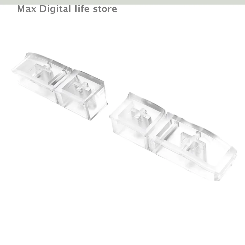 1 conjunto para trimui tijolo transparente volta keycaps conjunto de substituição volta keycaps translúcidos conjunto combinação acessórios do jogo