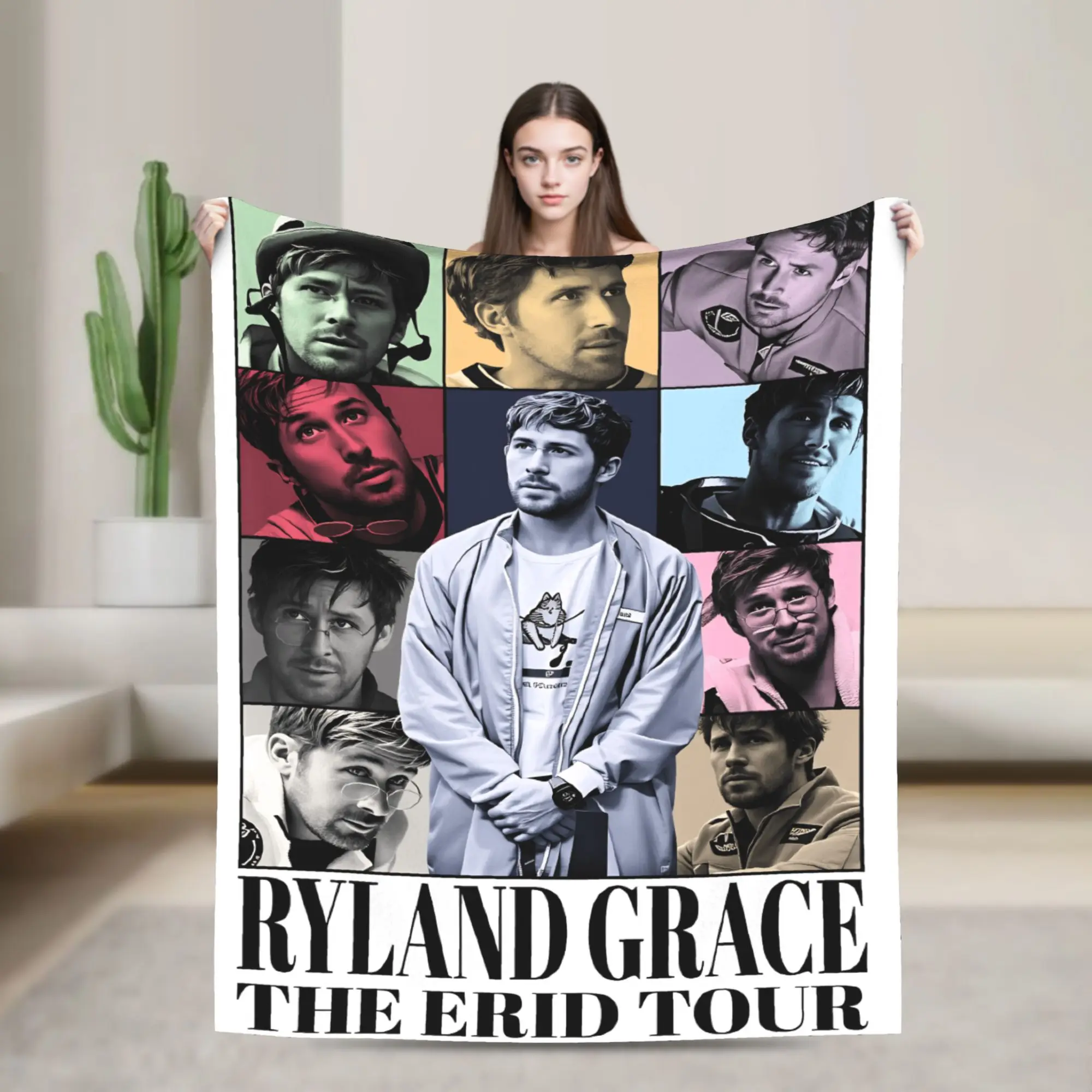 The Ryland Grace Erid Tour Project Hail Mary Blanket Cozy  Throw Blanket Winter Adults Girls Living Room Travel Office Bedspread