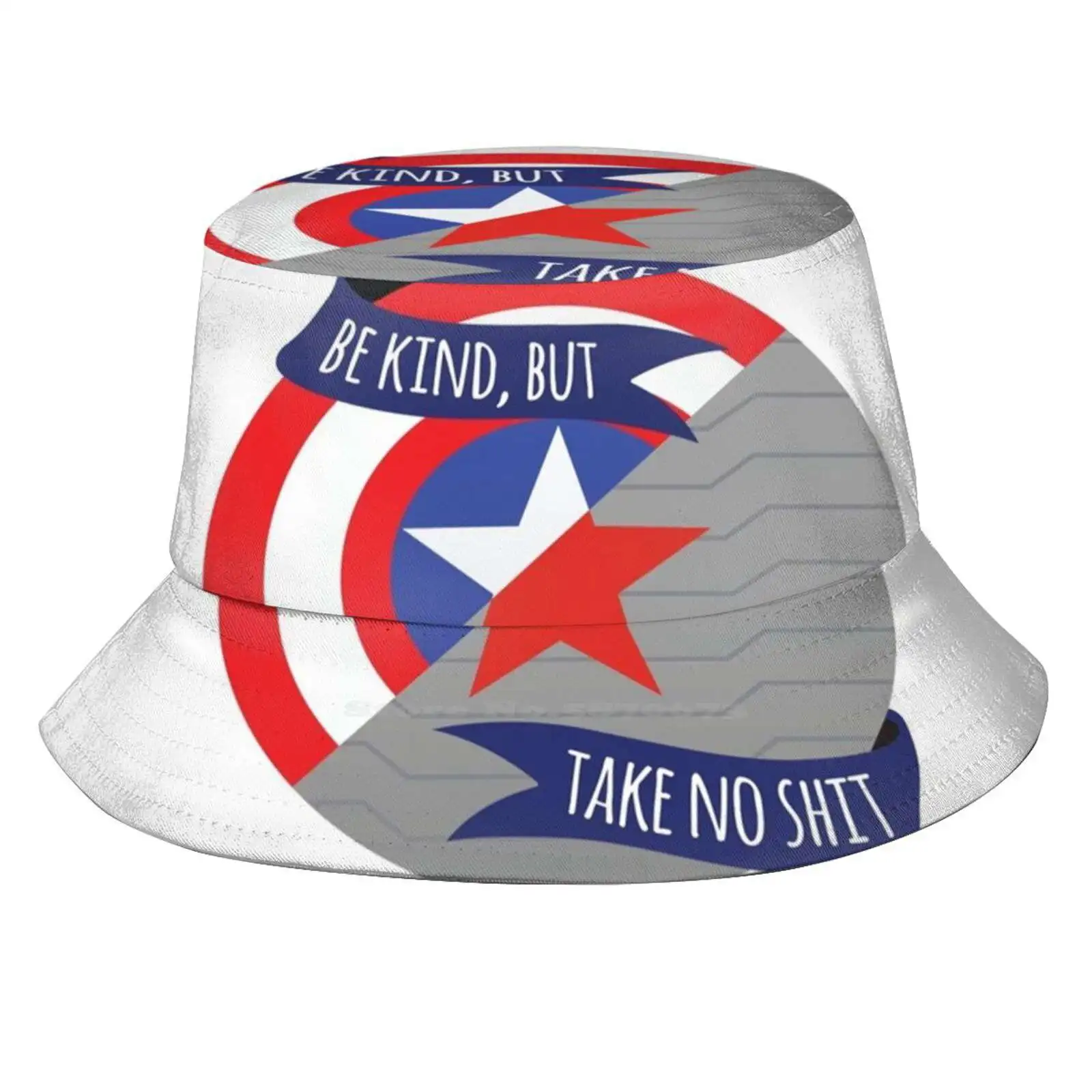 Be Kind But Take No Shit - Stevebucky Unisex Summer Cap Sunscreen Hat Stucky Stevebucky Steve Rogers Bucky Barnes Be Kind But