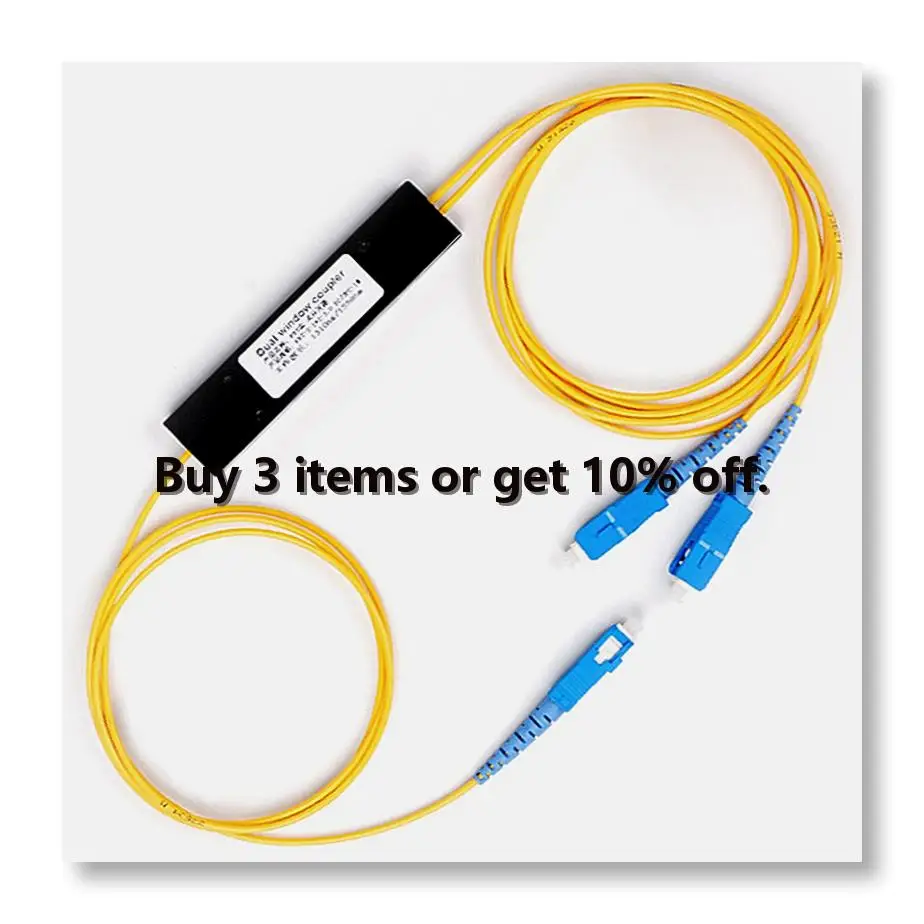 ✼1 Point 2 Taper Fiber Optic Splitter Splice Box Splitter SC Port FTTH Fiber Home Cold Connection