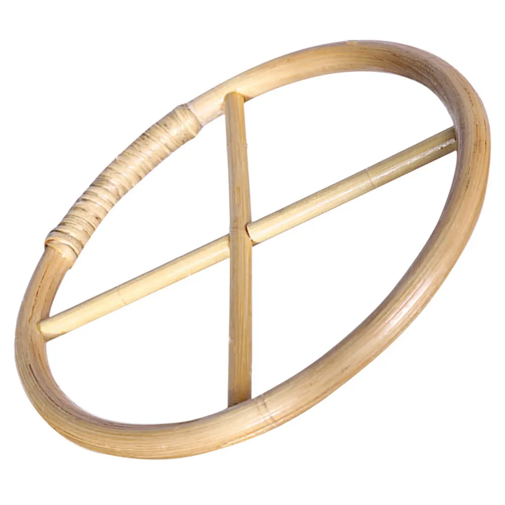 الخيزران الرياح الرنين جزء الجوف العلوي الخيزران الإطار DIY بها بنفسك حديقة الحرفية الرياح الرنين الديكور الحرفية ل Windchime Windchime الدائري #1