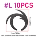 10 piezas, color negro