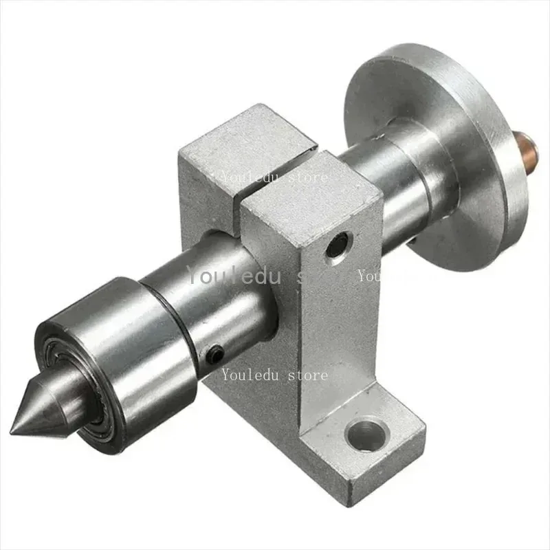 1 Set New Adjustable Double Bearing Live Centre Metal Revolving with 2pcs Wrenches DIY Accessories for Mini Lathe Machine