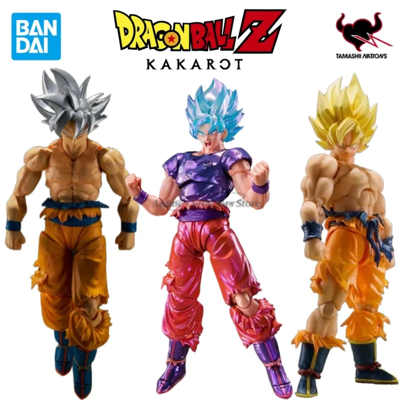 

Original in Stock Bandai S.H.Figuarts Dragon Ball Z Son Goku Super Saiyan 3.0 Anime Character Toy Model Ornaments Collection