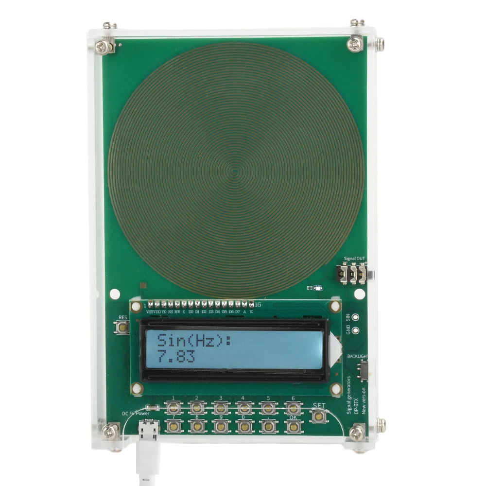 3,5 mm Audio-Resonator, Vibrationslautsprecher, 7,83 Hz, Schumann-Wellengenerator, Reparatur, Ultra-Niederfrequenz-Impulsgenerator