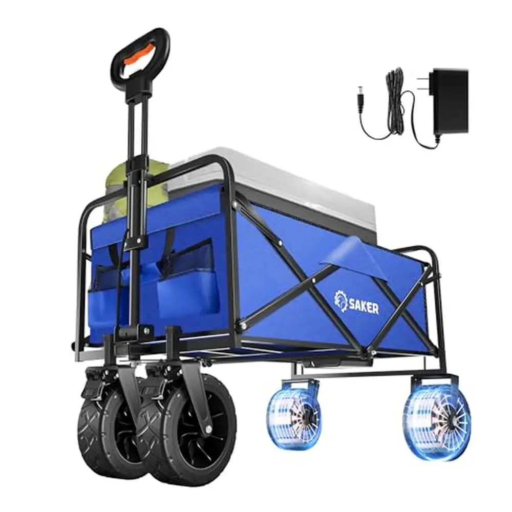 Heavy Duty 300L Electric Utility Wagon with 7