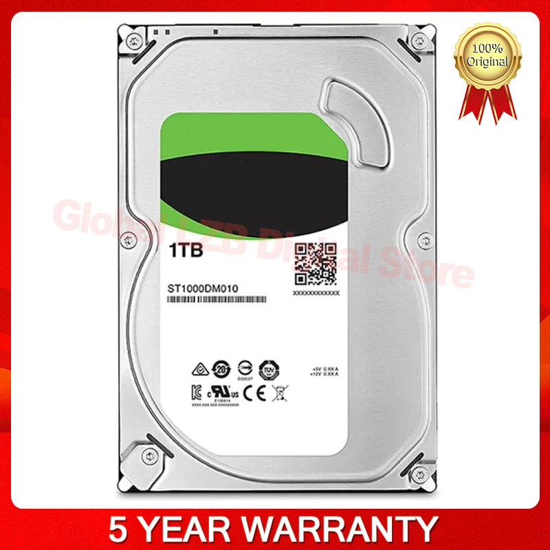 1TB Internal Hard Drive HDD – 3.5 Inch SATA 6 Gb/s 7200 RPM 64MB ST1000DM010 Cache For Computer Desktop PC 1TB Hard Drive