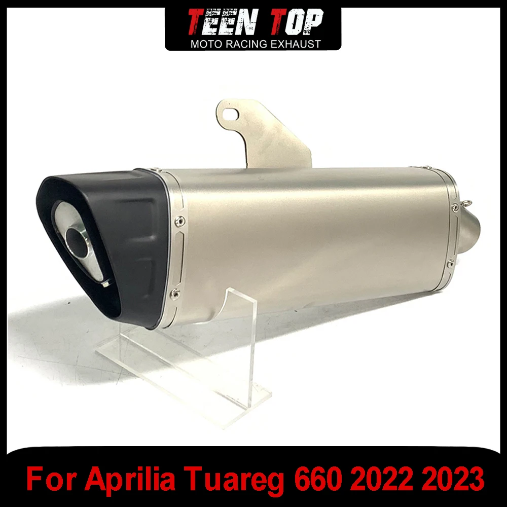 Slip on Exhaust For Aprilia Tuareg 660 2022 2023 Moto Steel Modified Muffler Exhaust Pipe Motorcycle Exhaust Escape Systems