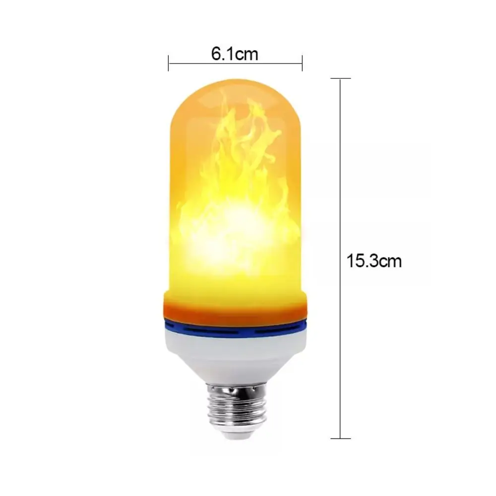LED LED Flame Light Bulb With Gravity Sensing Effect Emulation Yellow/Blue Flame Effect Light Bulb Flickering Decor Lamp