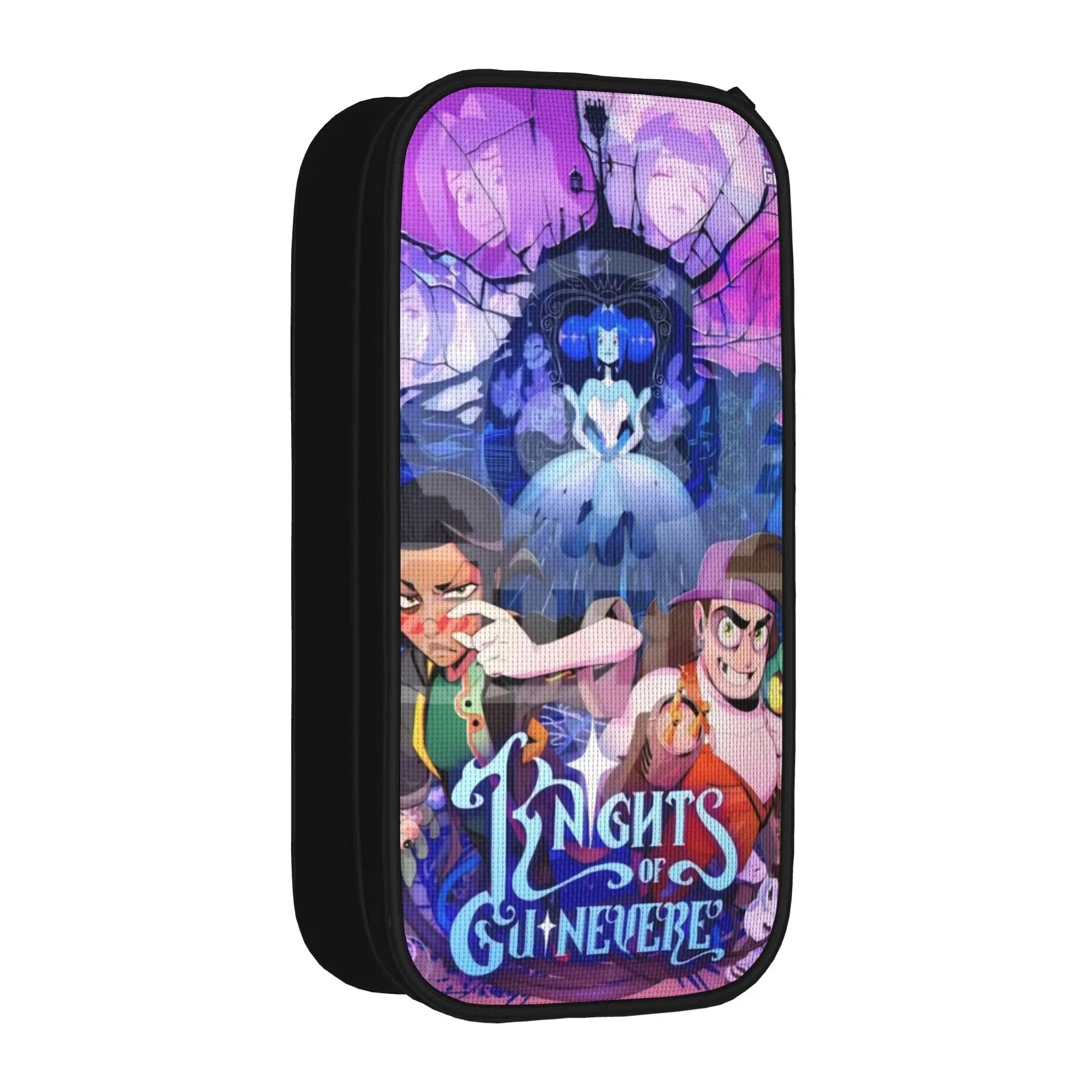 k-knights-of-guinevere-merch-pen-box-estojo-de-lapis-de-grande-capacidade-para-material-de-escritorio-presente-incrivel