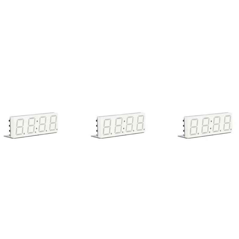 AA84 3X Wifi เวลาบริการโมดูลนาฬิกานาฬิกาอัตโนมัติ DIY นาฬิกาอิเล็กทรอนิกส์ดิจิตอลเครือข่ายไร้สายบริการเวลาสีขาว