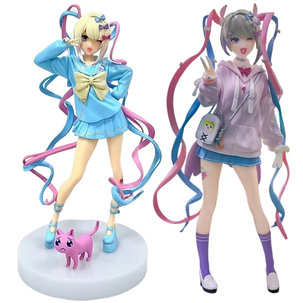 مضحك الفرح جديد المحتاجة فتاة جرعة زائدة الشكل المنبثقة موكب كانجيل عمل أرقام الظاهري Uploader البلاستيكية جمع نموذج الحلي لعبة #1