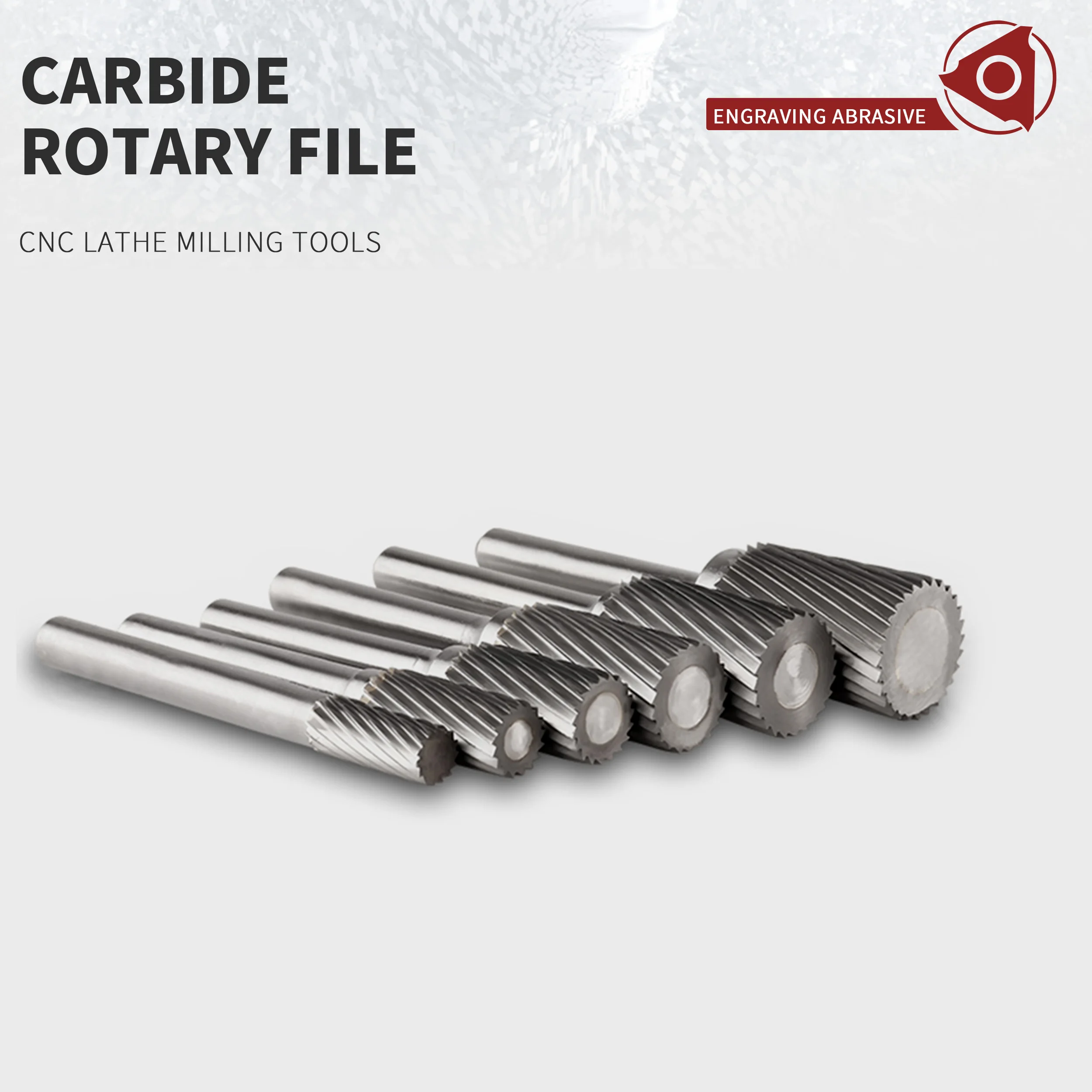 Single Double Slot Carbide rotary file tungsten steels milling cutter electric file bit metal grinder grinding head rotary files