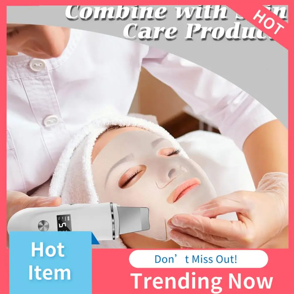 เครื่องขัดผิวหน้าอัลตราโซนิก 24 ชั่วโมง ยกกระชับผิวหน้า ขจัดเซลล์ผิวที่ตายแล้ว ทำความสะอาดผิวหน้าอย่างล้ำลึก