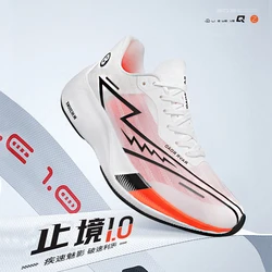 New Carbon Plate Running Shoes Men Co-branded Sneakers Women Soft Jogging Sports Shoes Cushion Marathon Athletic Training Shoes