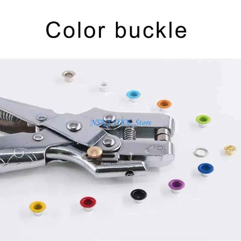 L8RC 700x Eyelet Set Grommet Tool Set Eyelet Pliers Set Inner Diameter 5mm for Shoes