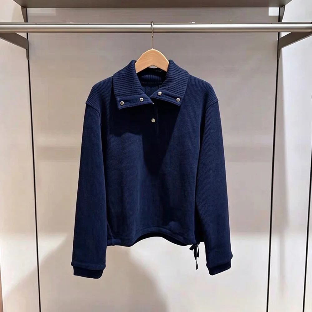 2026 Autumn Winter New Women Golf Sweatshirt Slim Fit Versatile Warm Long Sleeve Sports Outerwear